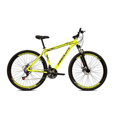 Imagem de Bicicleta Aro 29 Absolute Nero 3 Altus 24v Hidráulico,21,Amarelo Neon Preto