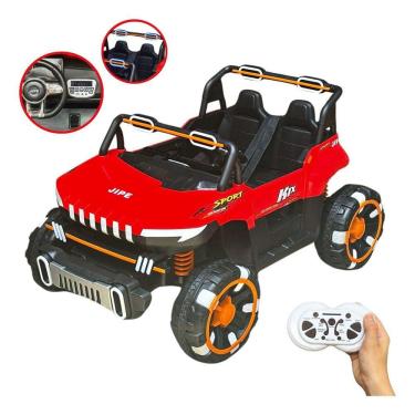 Imagem de Carro Elétrico Utv 12V Infantil Buggy Quadriciclo Controle Bluetooth Usb Brinqway Bw-277 Som Luzes