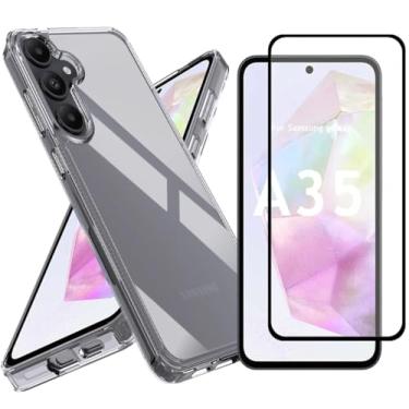 Imagem de Capa Case Capinha Anti Queda Para Galaxy A35 6.6 + Pelicula 3d
