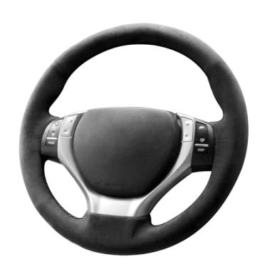 Imagem de Alfanxi Costura à mão Itália Alcantara Capa de volante para carro Cobertura para Lexus é 250C Base/é 350 F Sport