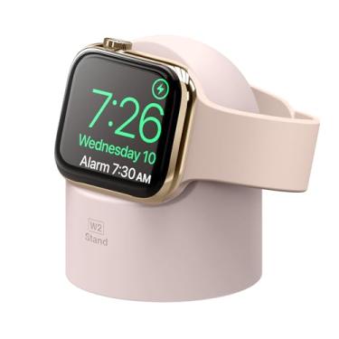 Imagem de Suporte W2 elago projetado para Apple Watch, compatível com todas as séries do Apple Watch e modo de suporte noturno