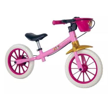 Imagem de Bicicleta Infantil Balance Das Princesas Aro 12 Sem Pedal Nathor