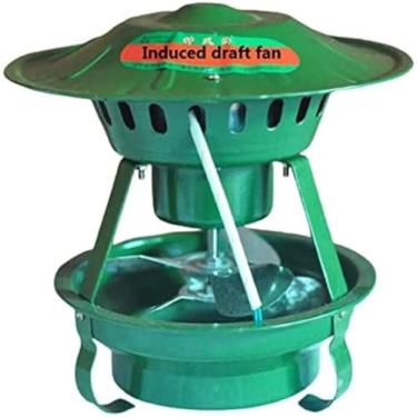 Imagem de Evacuador de fumaça de tiragem induzida pela chaminé do telhado, Evacuador de fumaça de lareira de 80 Watts, Ventilador de exaustão Máquina de fumaça de exaustão doméstica Tiragem induzida p