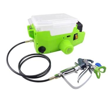 Imagem de HYZHANHONG Máquina de pintura a spray sem ar 1.7L, mochila recarregável portátil, máquina de pintura a spray sem fio, adequada para móveis, paredes, etc., 6 velocidades ajustáveis