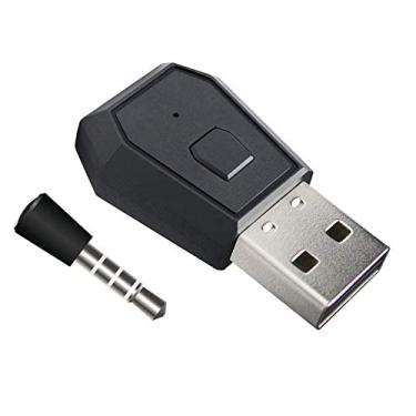 Imagem de Adaptador Bluetooth PS4 sem fio, Zamia PS4 PS5 Dongle Mini USB 4.0 Fone de ouvido Adaptador Transmissores Receptor de microfone Suporte A2DP HFP HSP