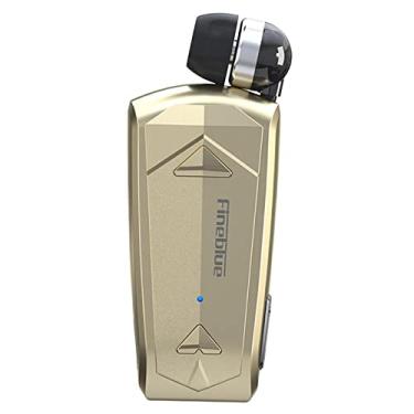 Imagem de de ouvido sem fio de ouvido cabo retrátil, display de energia número do chamador prompt profissional protetor de ouvido de , dourado