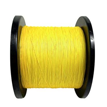 Imagem de Linha de pesca trançada 4 fios resistente à abrasão linha trançada 109/218/328 jardas teste para água salgada, 4,5-45 kg, custo-benefício, zero elasticidade, diâmetro menor para visibilidade extra,
