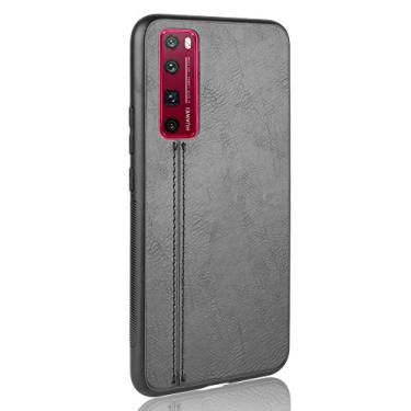 Imagem de Capa para celular Huawei Honor nova 7 Pro Capa de celular Rugged Shield 360° Proteja seu telefone capa de couro liso para Huawei Honor nova 7 Pro
