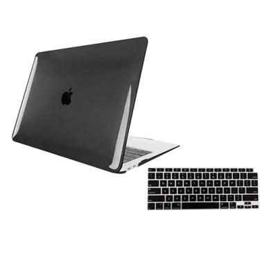 Imagem de Kit Capa Case Para Macbook Air 15.3 Polegadas A2941 / A3114 + Película de Teclado Com CHIP M2 M3 (Black Diamond)
