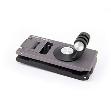 Imagem de PGYTECH Clipe de alça de ombro para DJI OSMO Action 5 Pro/4/3/bolso, para GoPro 13/12/11/10, para câmera de ação Insta360 acessórios de suspensão ajustável e base giratória de 360°