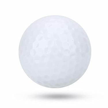 Imagem de Bola de Golfe do Diodo Emissor de Luz, Bola de Golfe Eletrônica Elástica da Iluminação do Diodo Emissor de Luz para o Treinamento da Prática do Esporte da Noite Escura (Vermelho)