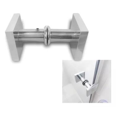 Imagem de Puxador para Box/Porta de Vidro - 01 Furo THP Barra Maciça 50x50x10mm