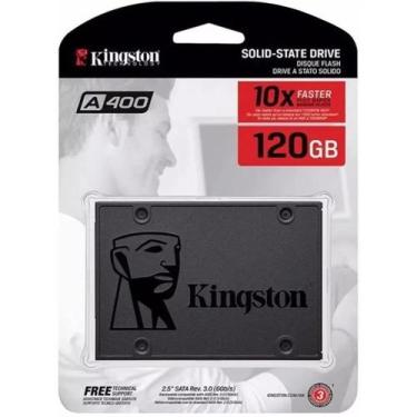 Imagem de SSD Kingston A400 120GB - 500mb/s para Leitura e 320mb/s para Gravação