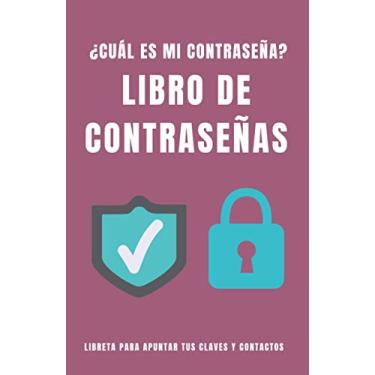 Imagem de Libro de contraseñas - ¿Cuál es mi contraseña?: Libreta para apuntar tus claves, contraseñas y contactos - Tamaño A5+ Color: Magenta