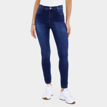 Imagem de Calça Jeans Sawary Skinny Cintura Alta C/ Elastano Feminina-Feminino