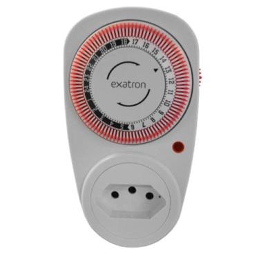Imagem de Timer Temporizador Analogico Tomada 127v 220v Bivolt - EXATRON, TIMER 