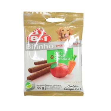 Imagem de Snack 8in1 para Cães sabor Maçã e Cenoura 55g
