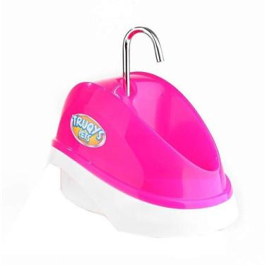 Imagem de Fonte Bebedouro Truqys para Cães e Gatos Rosa Bivolt - Truqys Pet