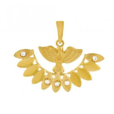 Imagem de Pingente De Ouro 18k Espirito Santo - Elegancy Joias
