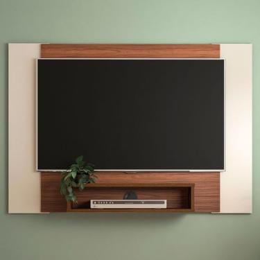 Imagem de Painel para TV Até 42 Polegadas Cine Flex C/ Suporte para TV Cedro/Off