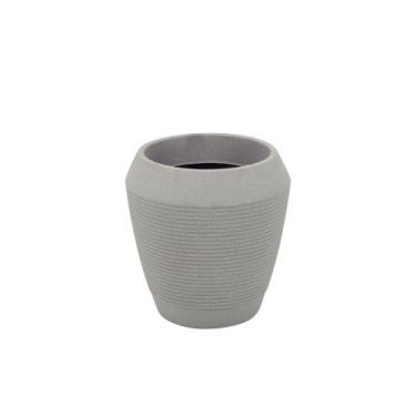 Imagem de Vaso Tramontina Egípcio Polietileno Granito Pedra 45cm