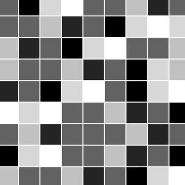 Imagem de Papel De Parede Pastilhas Preto Branco Cinza Adesivo Cozinha - LRP