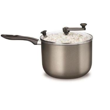 Imagem de Pipoqueira Antiaderente Graffite Com Tampa De Vidro 4,8L MTA - MTA - I