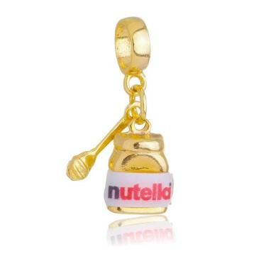 Imagem de Berloque Nutella Chocolate Banhado a Ouro 18k - Work Semijoias