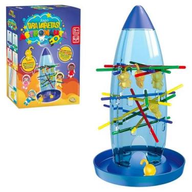 Imagem de Jogo Tira Varetas Desafio infantil Coordenação e Pensamento Lógico - A