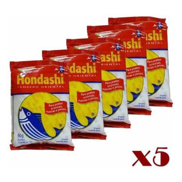 Imagem de Tempero De Peixe Ajinomoto Hondashi 60g - (Kit com 5)