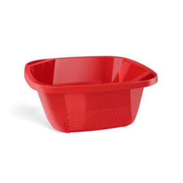Imagem de Bacia De Plástico 8,5Lts Lavanderia Lava Roupas Reforçada Resistente U