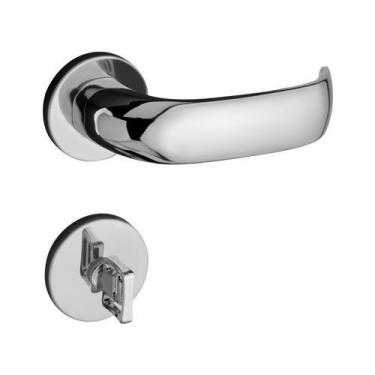 Imagem de Fechadura Contemporanea interna 500-80B cromada - Pado