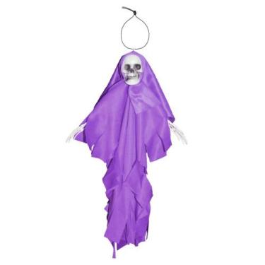 Imagem de Caveira de Halloween Articulada Bonecos pra Decoração dia das Bruxas P