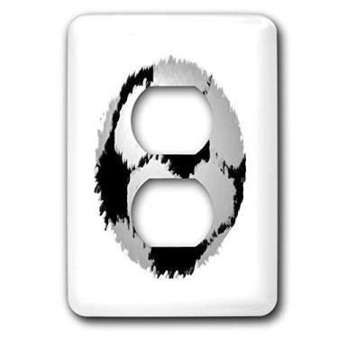 Imagem de 3dRose Tampa de saída de bola de futebol pintada lsp_49845_6