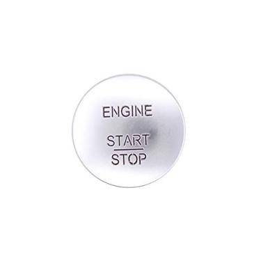Imagem de NewYall Botão Silver Keyless Motor Start Stop