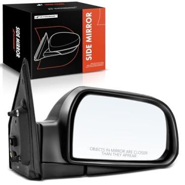Imagem de A-Premium Espelho retrovisor elétrico do lado do passageiro - compatível com Hyundai Tucson 2005 2006 2007 2008 2009 - Espelho retrovisor externo preto dobrável manual não aquecido - Substituição #