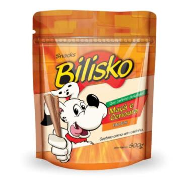 Imagem de Bilisko Petisco Palito Sabor Maçã E Cenoura Para Cães - 500G