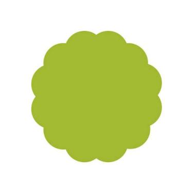 Imagem de Fundo para Docinhos Verde Claro Chapado - 9cm - Curifest
