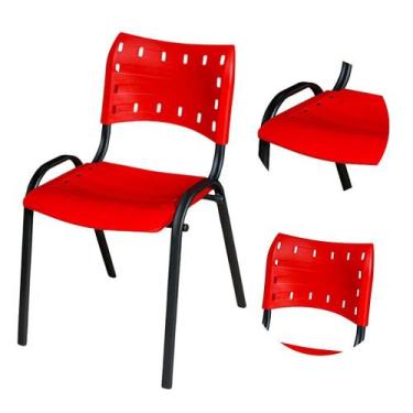 Imagem de Cadeira Ergonômica Escritório Igreja Recepção Encosto Home Office Empi