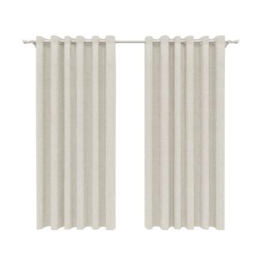 Imagem de Cortina em Linho Decorativa 400 X 250 Cm Flat Natural