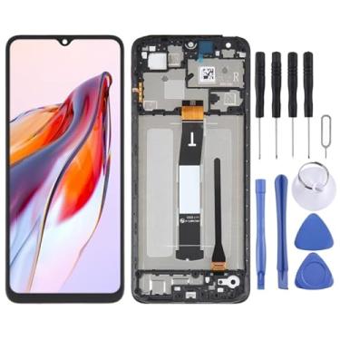 Imagem de tela Para Xiaomi Poco C55 OEM Digitalizador de tela LCD Montagem completa com quadro substituição da tela