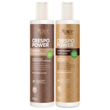 Imagem de Kit Apse Crespo Power Shampoo + Condicionador Acidificante Hidratação 