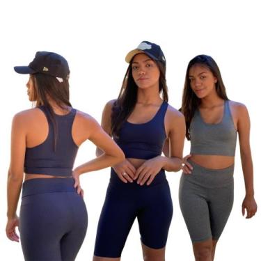 Imagem de Conjunto short Longo + top Fitness Academia - SWG, GG