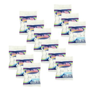 Imagem de Naftalina Em Bolas 24g Pac 11 Bolinhas Kit 12 - Dia a Dia