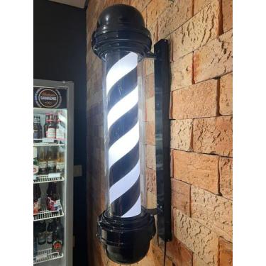 Imagem de Barber Pole 80cm Big All Black Bivolt Megan