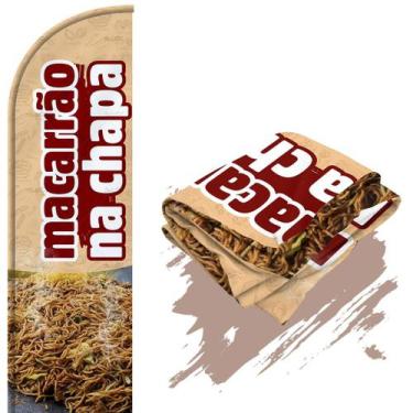 Imagem de Bandeira Para Wind Banner (só tecido) Macarrão na Chapa - Fadrix