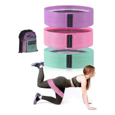 Imagem de Kit de Faixas Elásticas para Exercícios - Resistência e Fortalecimento