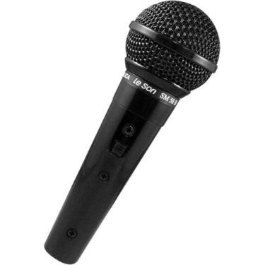 Imagem de Microfone Metálico Preto Sm58 P4 - Resposta De Freqüências 50hz A 15 K