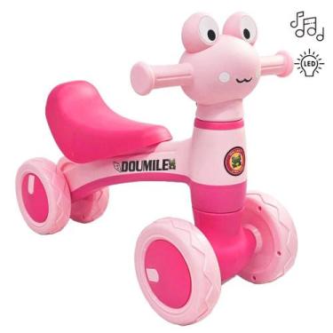 Imagem de Quadriciclo de Equilibrio  Infantil Rosa  Com Som e Luz Para seu Filho