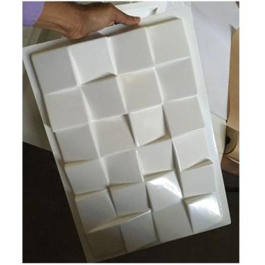 Imagem de Forma Gesso 3d Telhado 48x32cm Abs 2mm Molde para Gesso/cimento 3d - I